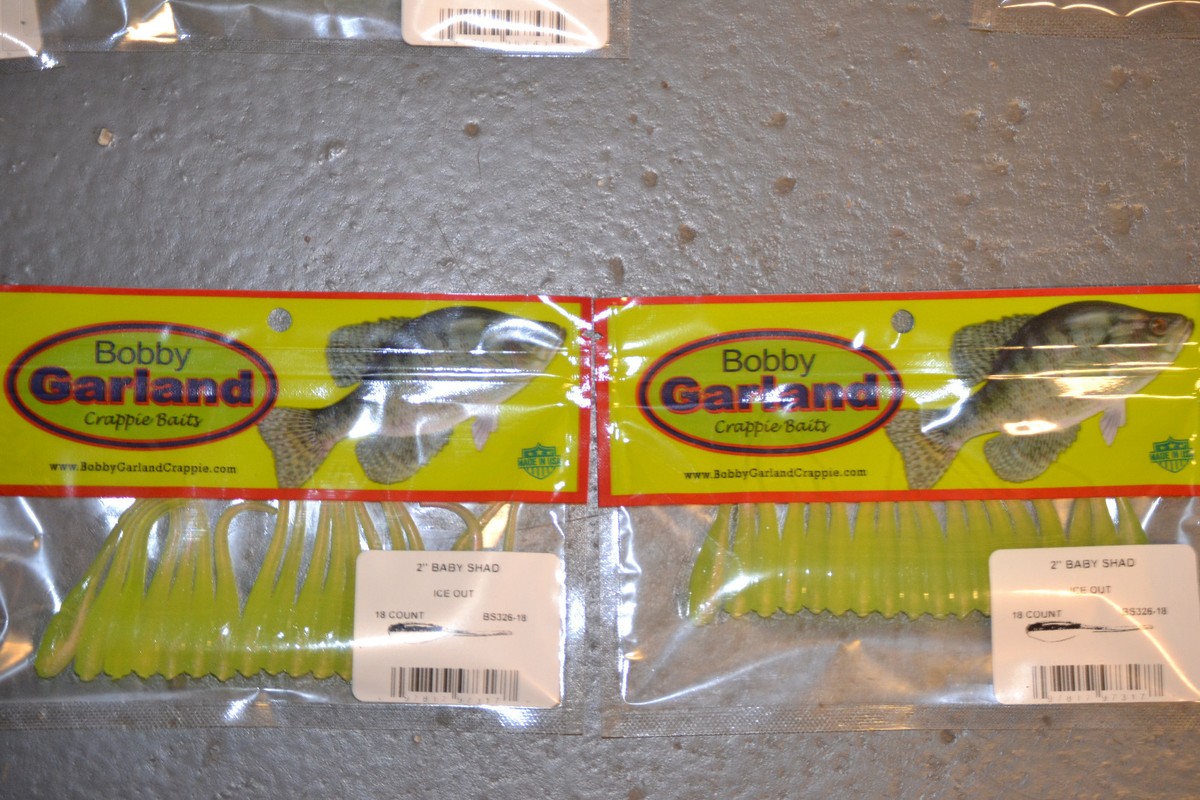 Bobby Garland Baby Shad 2 – Esca Morbida Per Pesca In Acqua Dolce – Confezione Da 18 Colorazione Ghiacciaio