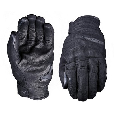 Five 5 Gloves 03 URBAN SPARK WP Leather Men's Motorcycle Glove Size S~XXXL Black