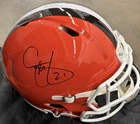 Cleveland Browns Eric Metcalf Full Size Signed Authentic Helmet—Beckett COA