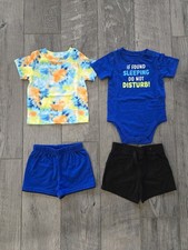 New Baby Boys Outfits Size 6-9 Months Summer Shorts Shirts