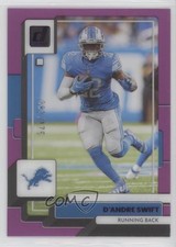 2022 Panini Clearly Donruss Purple 92/175 D'Andre Swift #17 0r5l