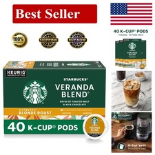 40 K-Cup Pods by Starbucks - Blonde Roast Veranda Blend for All Brews