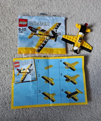 LEGO Creator 7808 Yellow Airplane
