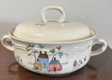 Vintage Heartland International China Covered Casserole Dish Bowl Pot Lid 1.5 Qt