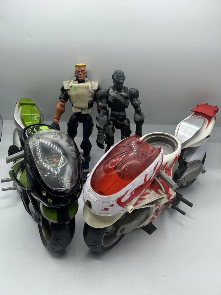 GI Joe Sigma 6 Ninja Hovercraft 10" Motorcycle 2005 Hasbro Bundle Lot Duke - Image 2 of 4
