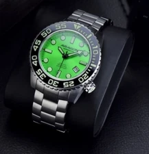 Aragon Watch DM 4 EVO 48mm Automatic Green Dial New, Never Worn.