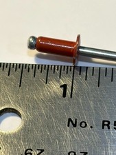 (QTY 150) 5/32" Pop Rivets Barn Red 3/8" Grip Range All Aluminum Free Shipping
