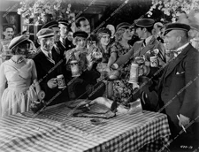 crp-60383 1929 Claudia Dell, John Reinhardt, Hans Joby & lots of beer steins sil