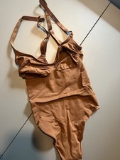 Skims Seamless Sculpt Brief Bodysuit Sand Size M, Bronze, Brand New Without Box