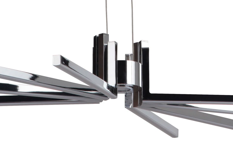 Araña LED Craftmade 45728-LED Cromo Pináculo 8 Brazos 36" Foto 3 de 4