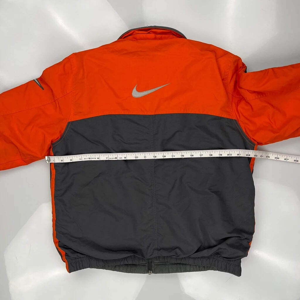 Nike Windbreaker - Medium Gray Polyester - image 3