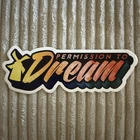 DUTCH Bros STICKER 2016 PERMISSION To DREAM Windmill YELLOW Orange RED!