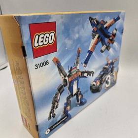 VTG LEGO Creator Thunder Wings 3 in 1 31008 Sealed Retired Car Robot Jet Plane