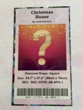 Rare Diamond Art Club Mystery Kit 1 Christmas House by Joelle McIntyre
