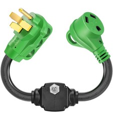 50A to 30A RV Adapter  Surge Protector for Campers, Trailers - NEMA 14-50P t