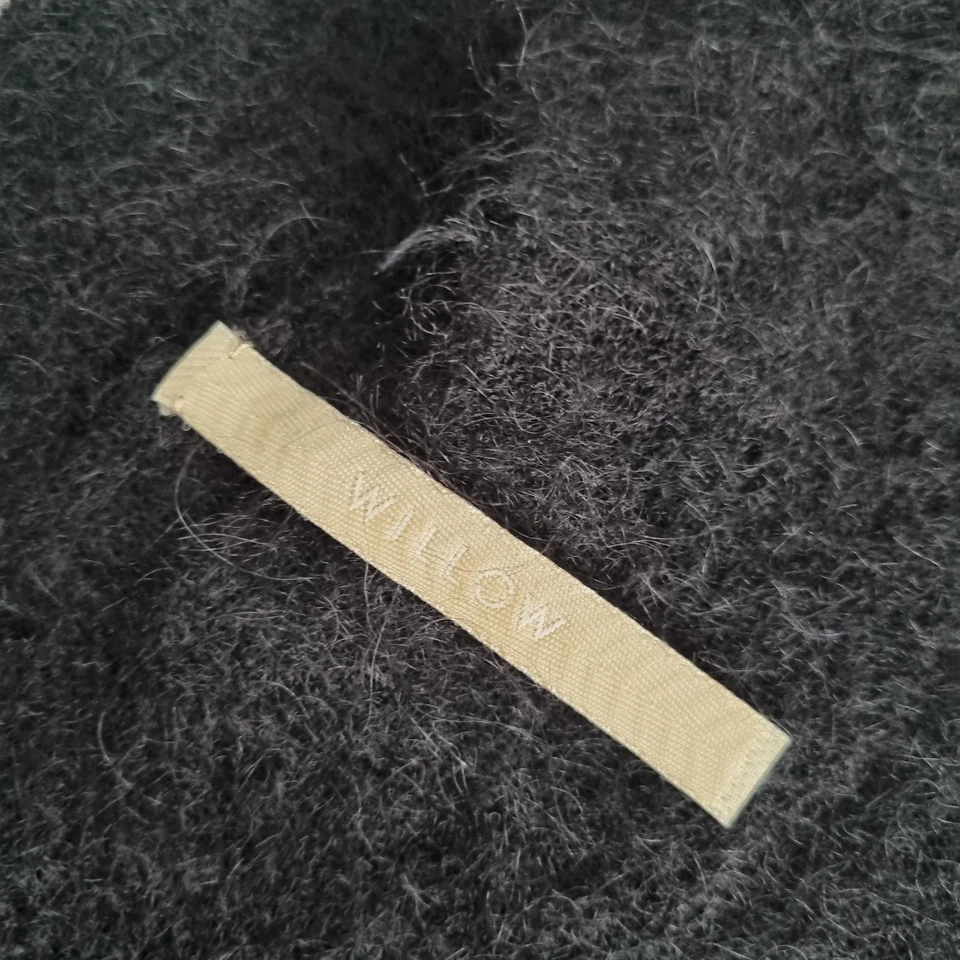 Top tejido sauce talla S mezcla asimétrica de lana mohair diseñador australiano usado en excelente estado Foto 3 de 4