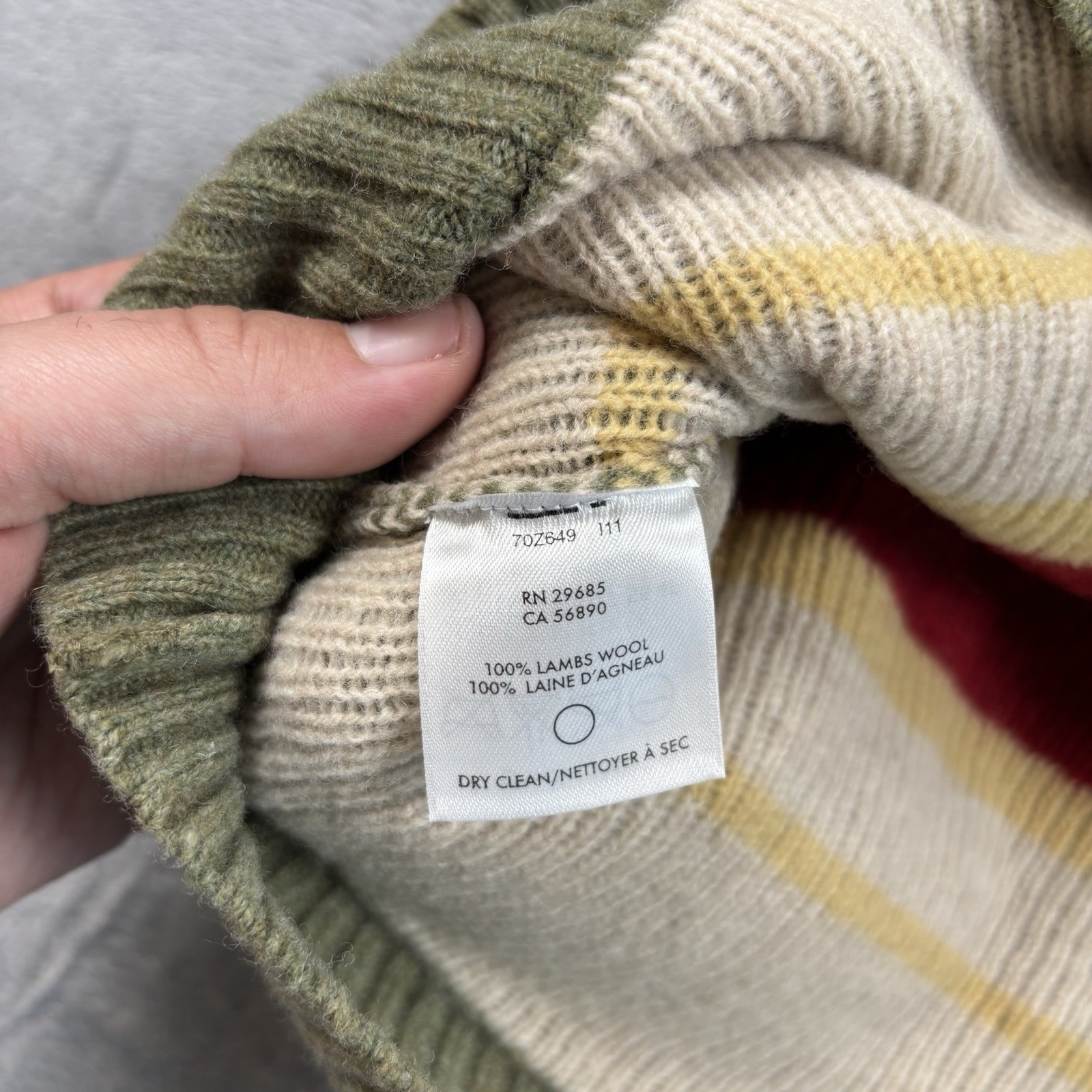 Pendleton Native American Aztec 100% Lambswool Kn… - image 4