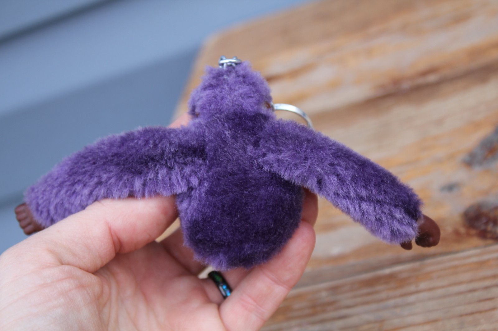 Kipling Keychain Monkey Purple Gorilla Purse Char… - image 7