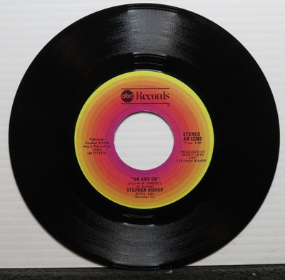 STEPHEN BISHOP ON AND ON/LITTLE ITALY (VG+) AB-12260 45 RECORD