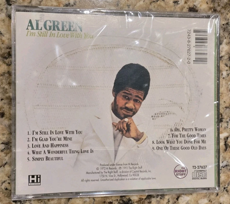 I'm Still in Love With You By Al Green Music CD NEW Vtg 1993 Foto 2 de 2