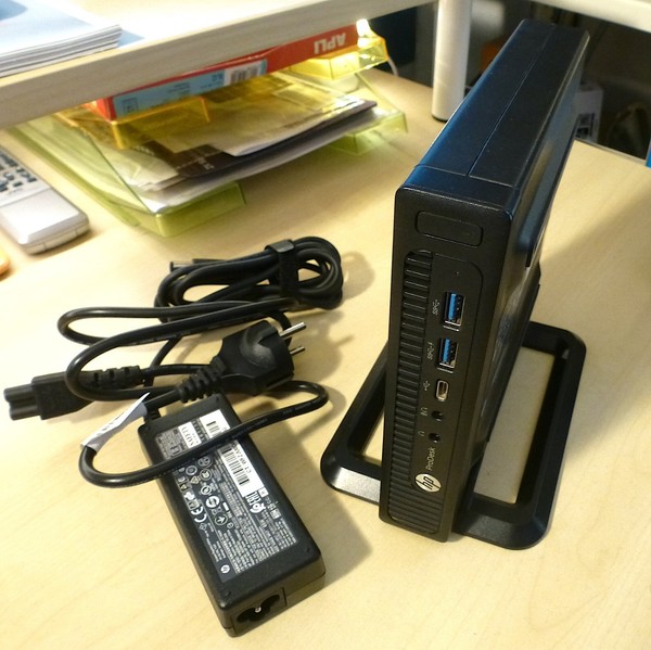 Mini ordenador HP Prodesk 600 G2 Mini. Intel i3-6100T/8Gb/HD500Gb/Win11Pro