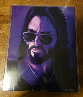 Cyberpunk Limited Edition Art Print Numbered 814/2200. New In Sleeve.