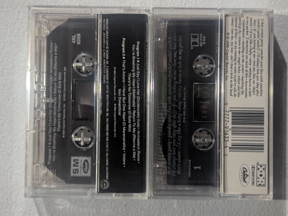 DEAN MARTIN Cassette Tape Lot/2: Sings Italian Favorites, Collector's Series - Image 2 of 4