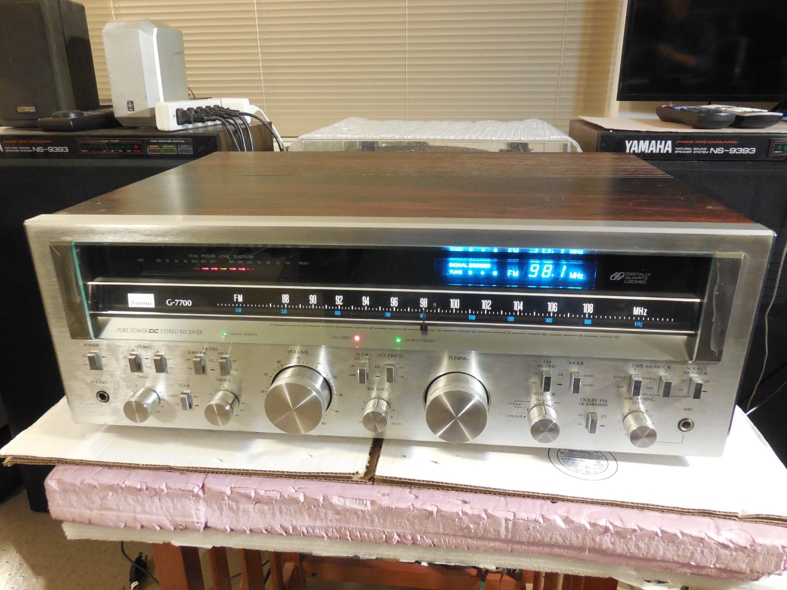 Sansui G 7700 vintage audio equipment - eBay listing photo 1