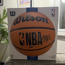 Miles Deuce McBride Autographed Wilson Basketball  Unopened Box