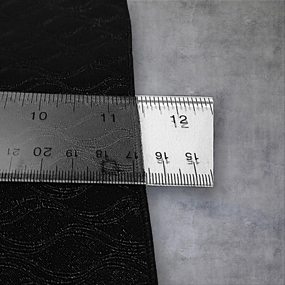 Nwot 11.5" X 11.5' Polyester Pocket Square, Charcoal, Phantom Geometric. - Image 4 of 4