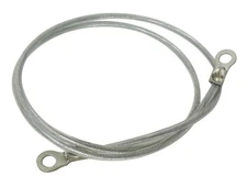 Racing Power Company     Racing Power R4054 24  Plastic Covered Lanyard  Chrome