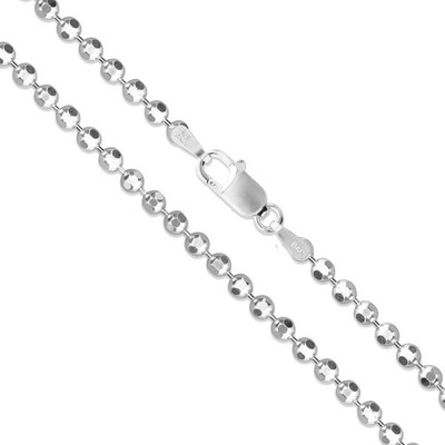 Sterling Silver Ball Bead Chain Necklace ''GENUINE 925'' All Sizes Available NEW
