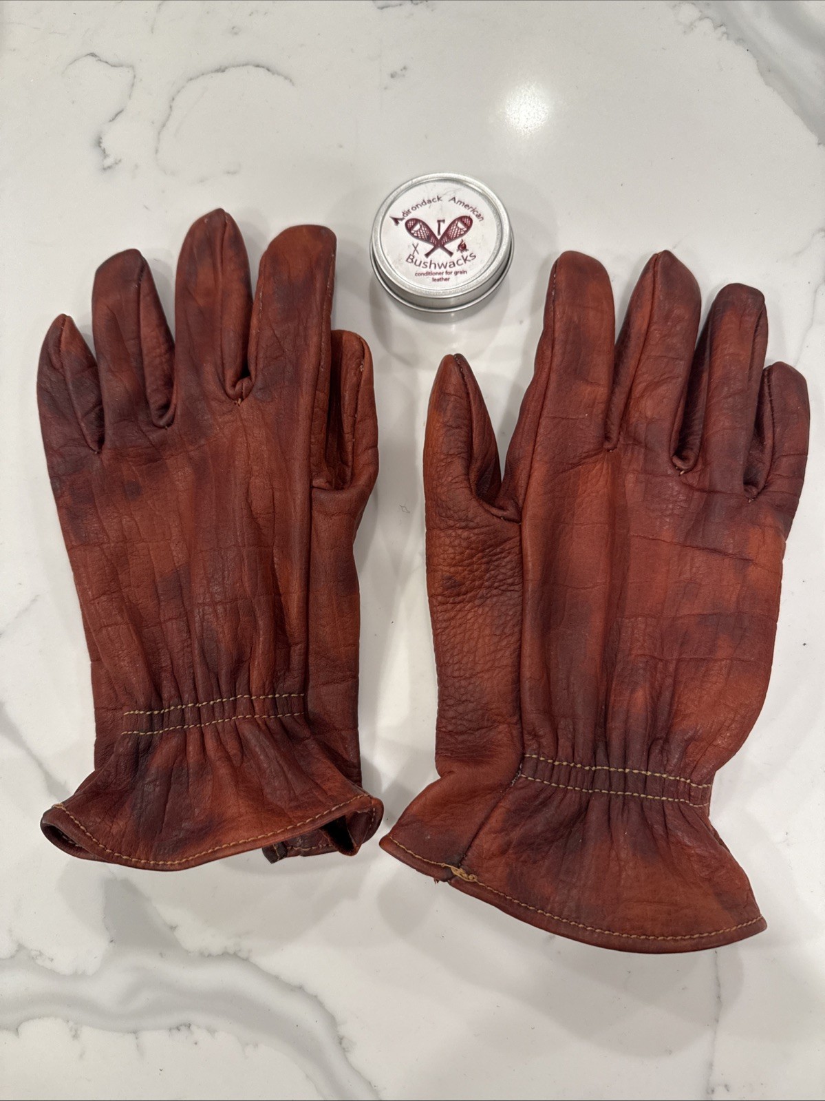 Adirondak Ameircan Adk American Bison Explorer Gloves Medium Brown