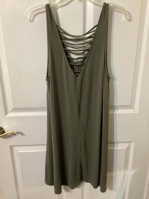 Rue 21 Tank Top Dress Or Swimsuit Cover Up Some Wash Wear Xl