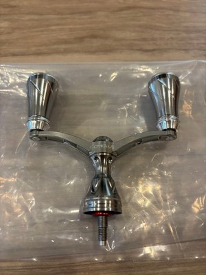 Gomexus Doppelgriff silber für Shimano Rollen gebraucht