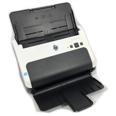 HP Scanjet Pro 3000 S2 Color Duplex Sheetfed USB Document Scanner - Yellowed
