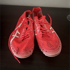 ASICS Red Track Spike Running Shoes Track  Field Athletic Suitable For Running