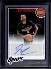 2025-26 Topps Chrome Update Stephon Castle 1980-81 Auto SSP #80TBA-SCA Spurs