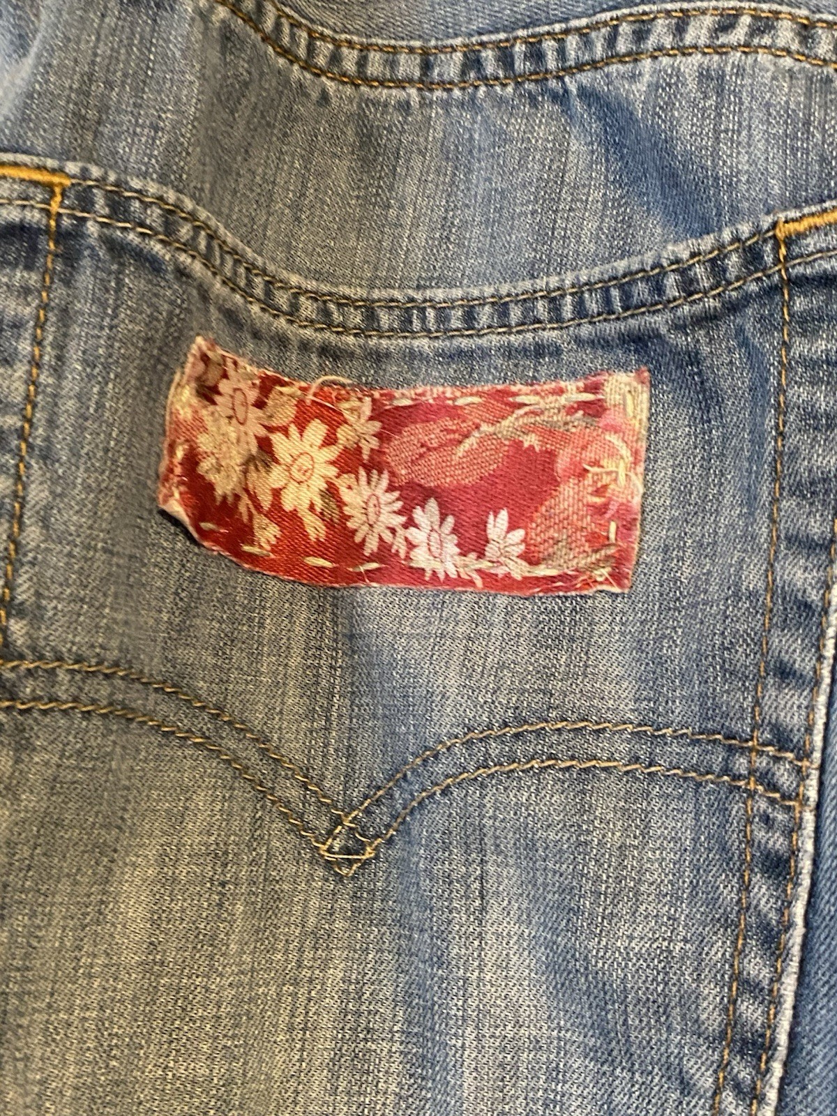 Upcycled Levi’s Patchwork Jeans Reworked Patchwor… - image 5
