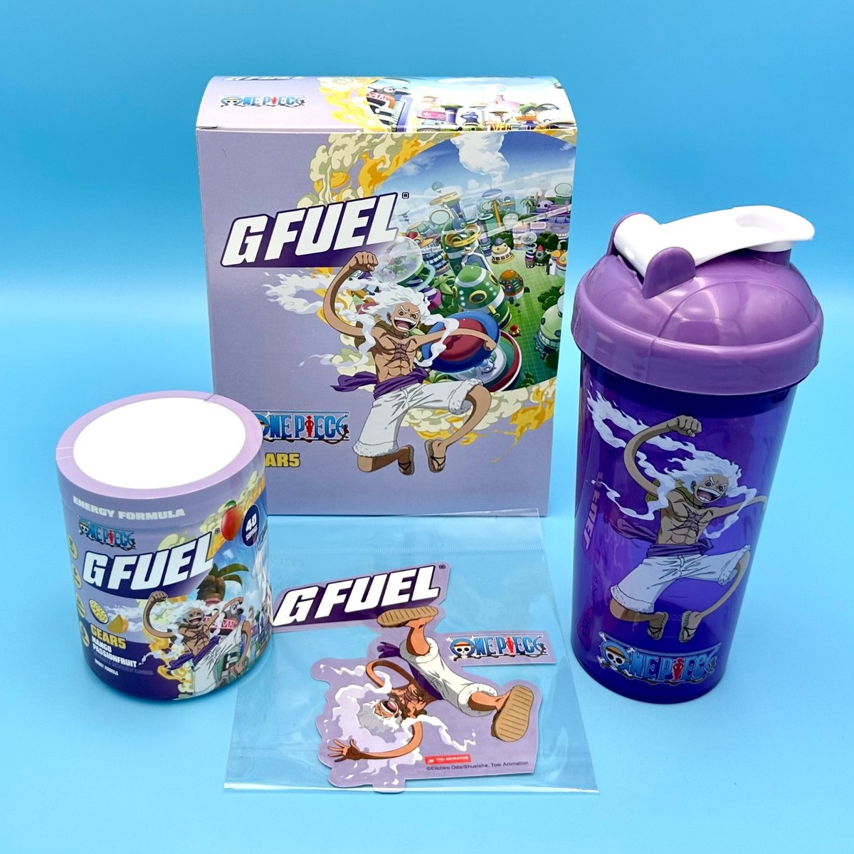 G Fuel One Piece Monkey D. Luffy GEAR5 Collector's Box Tub Shaker
