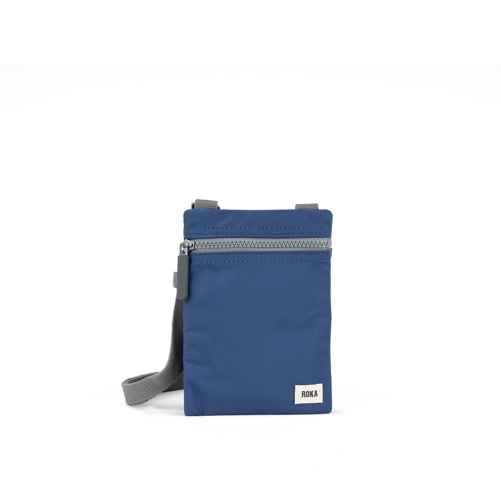 Bolso Bandolera Pequeño ROKA Chelsea para Teléfono para Mujer y Hombre - Multi XS, Azul Quemado
