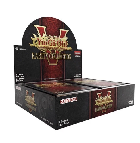 YuGiOh RARITY COLLECTION 5 (V ) Booster Box 24 Packs FACTORY SEALED