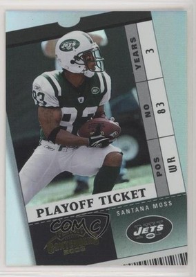2003 Playoff Contenders Playoff Ticket 141/150 Santana Moss #26 0q3
