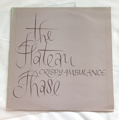 CRISPY AMBULANCE The plateau phase original LP FACTORY FBN12   1982