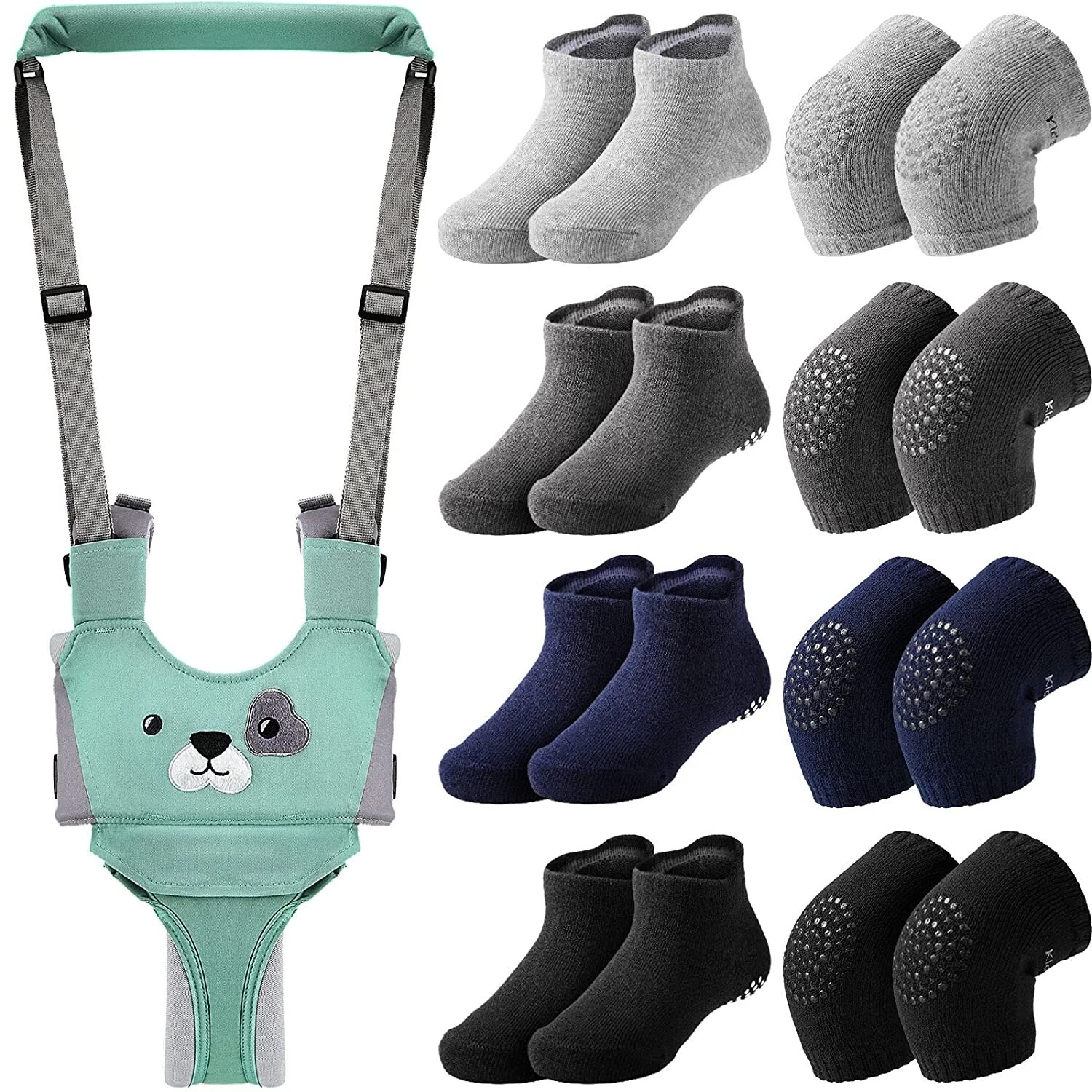 Handheld Baby Walking Harness Adjustable Toddler Walking Assistant Baby Walker
Opens in a new window