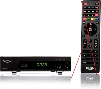 Xoro HRT 7619 FullHD HEVC DVBT/T2 Receiver - Unvollständig