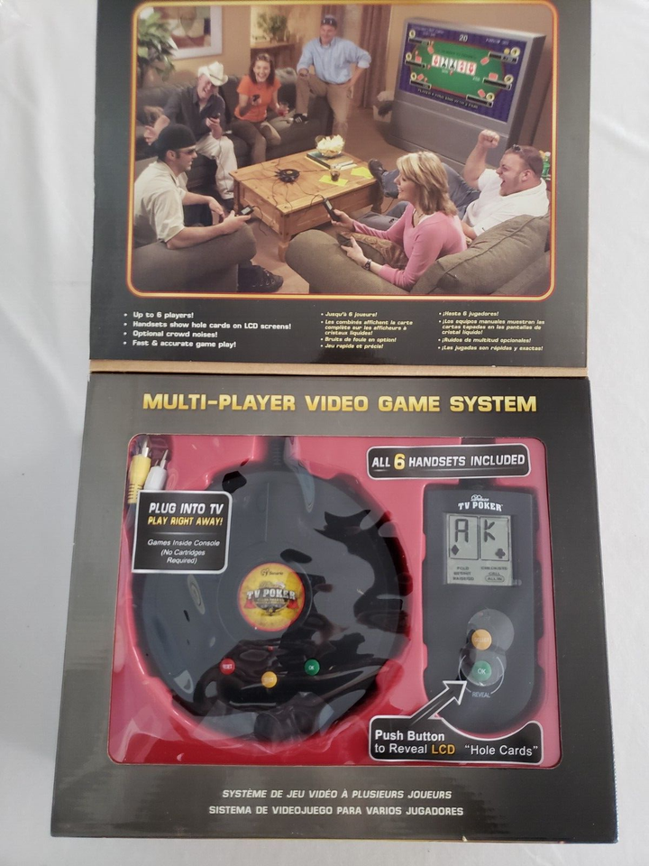 Deluxe TV Poker Texas Hold 'em Blackjack Video Poker 6 Player Edition