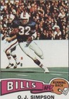 1975 Topps O.J. Simpson #500