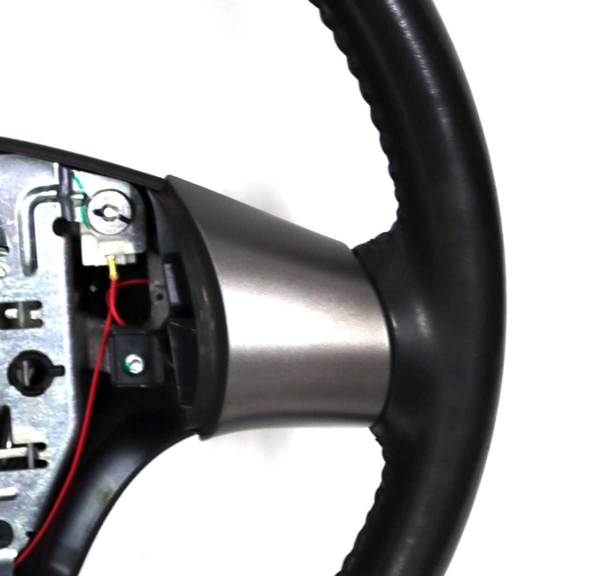 2006 C6 Corvette Z06 Steering Wheel Assembly Leather Black USED GM 