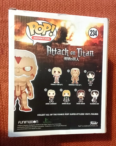 Funko Pop Attack on Titan Armored Titan 234 / Pop Animation - Foto 4 di 7
